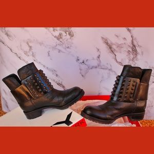 DKNY Mara Ankle Biker Boots